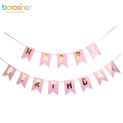 Borosino B501 Birthday Party Fish Tail Banner for Happy Birthday Decoration