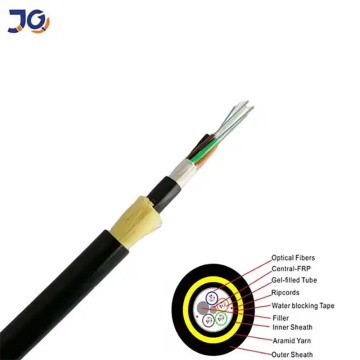 span100m double jackets 24 cores ADSS fiber optic