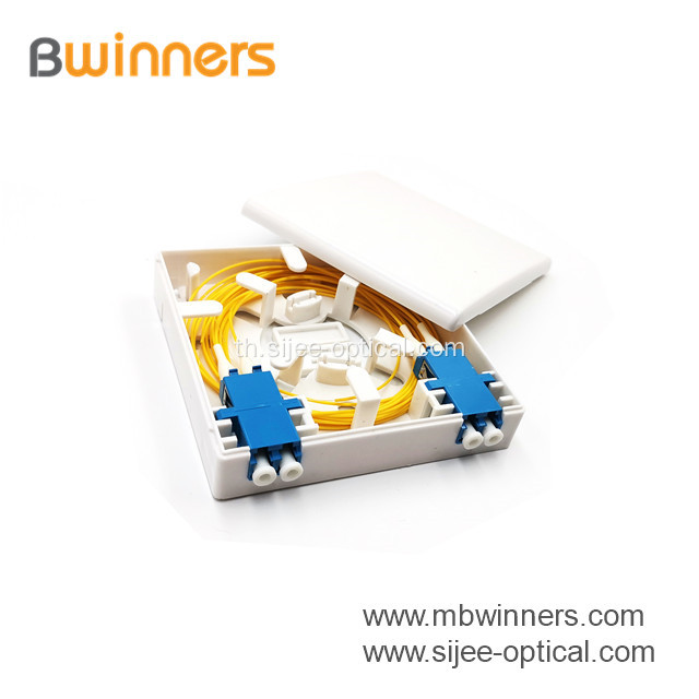 Mini LC Duplex Fiber Optic Wall Socket Faceplate Terminal Terminal กล่อง