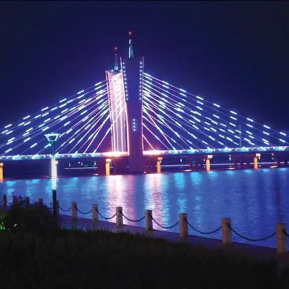 DMX512 LED RGB Digital Tubes for Bridge Lighting Projects