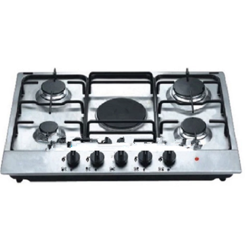 5 Burners Blue Flame Built In Gas Hob