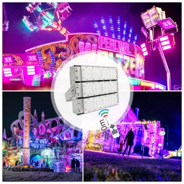 Outdoor IP65 Waterproof LED Spotlight: RGB Projector Flood Light for Garden Lighting