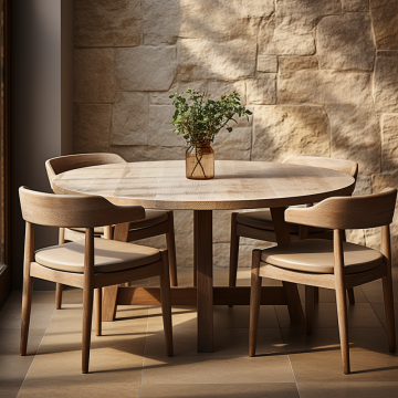 Mrs. Woods 'klassisches Luxusdesign: gebogener Hölzer Basis Sessel mit weichem Kissen - Perfekt für Restaurant- und Esszimmerumgebungen