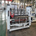 corrugated carton gluing and stitching machine