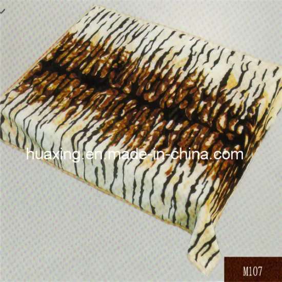 Raschel Blanket Animal Printed 100% Polyester Blanket