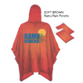 أزياء ترويجية رخيصة مخصصة شعار مطبوع PVC rainponcho