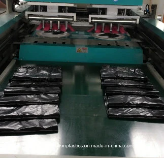 HDPE Rolled Bag Flat Bag Plastic Bag Black Garbage Bag