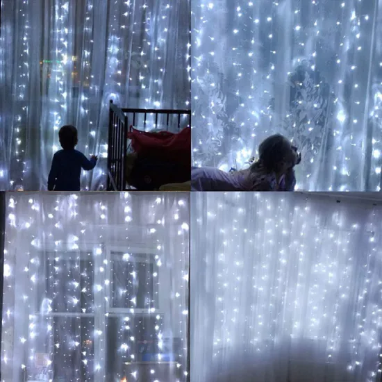 Garden LED Starry Fairy Curtain String Lights