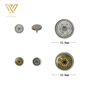 13mm Brass Magnetic Snap No-Press Round Metal Button for Down Jacket - Clothing Accessories