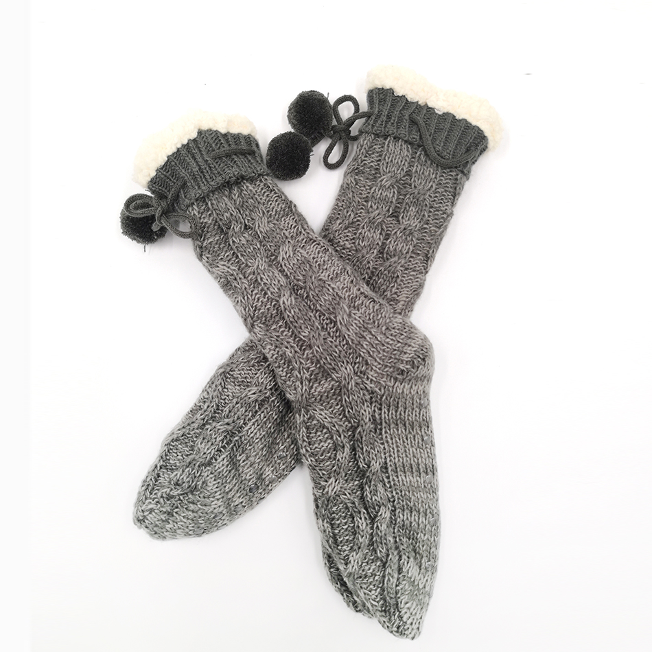 Custom thermal winter warm fuzzy socks