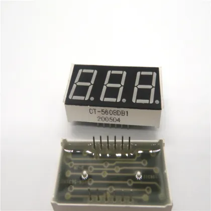 Indoor Display: Three Digital 7 Segment LED Digital Tubes