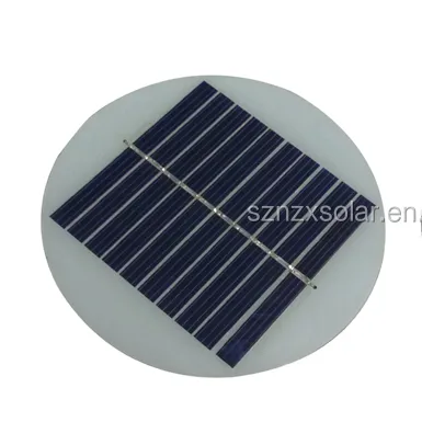 5V 150mA Solar Panel with 110mm Diameter: Ideal for Garden Lights, Toys, and Street Lighting