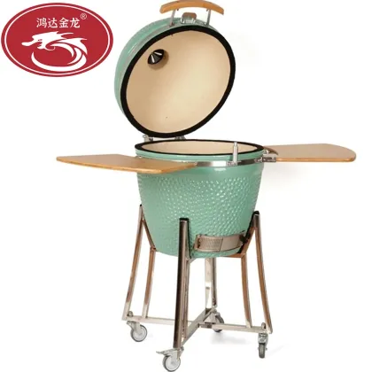 Ceramic BBQ Green Egg Grill Kamado Outdoor BBQ Kamado Joe Grill