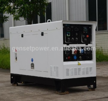 7kva to 30kva 200A to 500A Silent Diesel Welding Generator Set