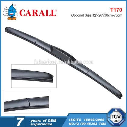 New auto parts hybrid wiper blade brand universal silicon rubber blade