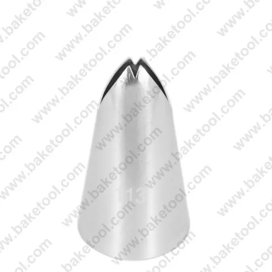 Stainless steel cake decorating leaf nozzle #113