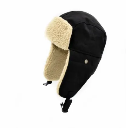 2023 Winter Warm Wool and Cotton Ear Cover Hat for Men and Women