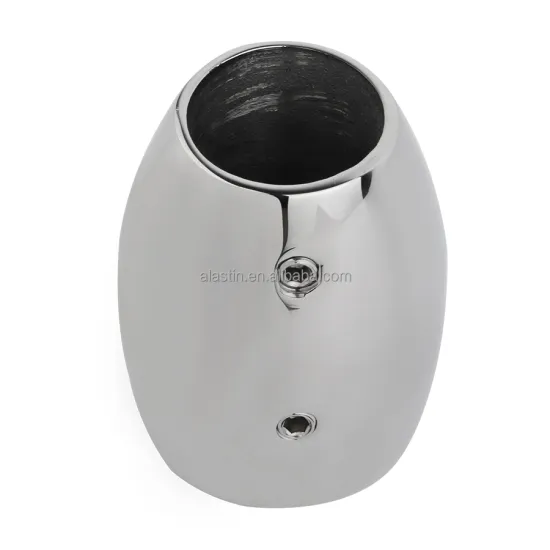 Alastin Marine Stainless Steel 316 90 Degree Round Flagstaff Stanchion Base Marine Hardware For Boat