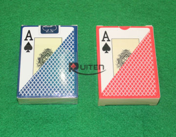 Texas Hold'em Plastic Playing Cards Casino Poker Cards