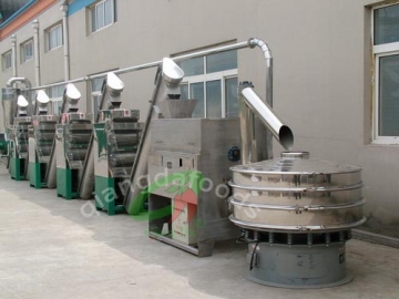 Chinese Chilli Crushed Processing Machine Line
