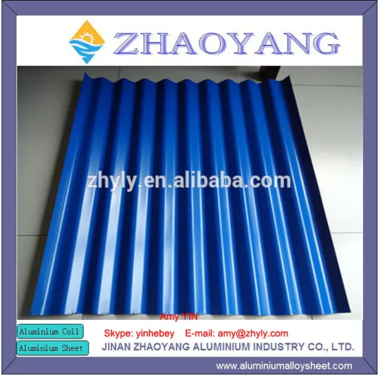 3003 0.2~1.5mm Corrugated Aluminum Roofing Panels