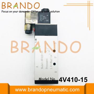 Válvula de controle pneumática de 5/2 vias 4V410-15