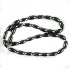 Hematite Rice Beads 6X12MM,Grade A&40CM