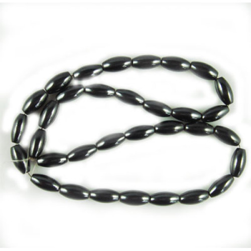 Hematite Rice Beads 6X12MM,Grade A&40CM