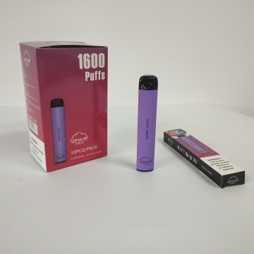 Hot sale fast shipping 1600puffs Air glow pro disposable vape e cig