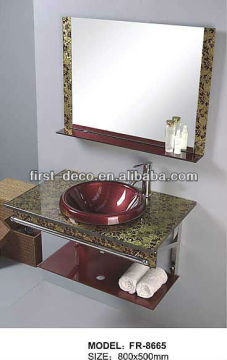 Glass bathroom wash basin FR-8665