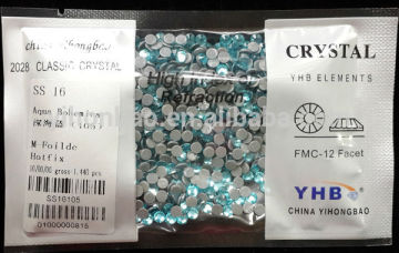 rhinestones for dresses 4mm aqua bohemica