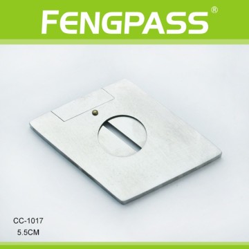 CC-1017 5.5cm Square-Shaped Full Metal Cigar Cutter