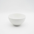 Tazón de porcelana de tazón de la boca ancha de cerámica al por mayor