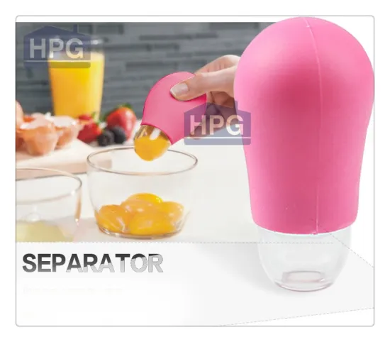 Silicone Yolk Out Egg Separator/egg yolk suction sevice
