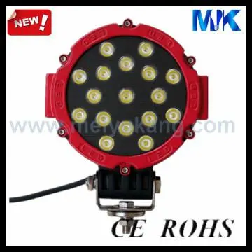 51W LED Tractor Working Lights Round 12V