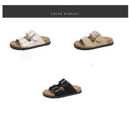 2023 Custom Beach Slippers: Rubber Cork Birken Shoes for Women and Men