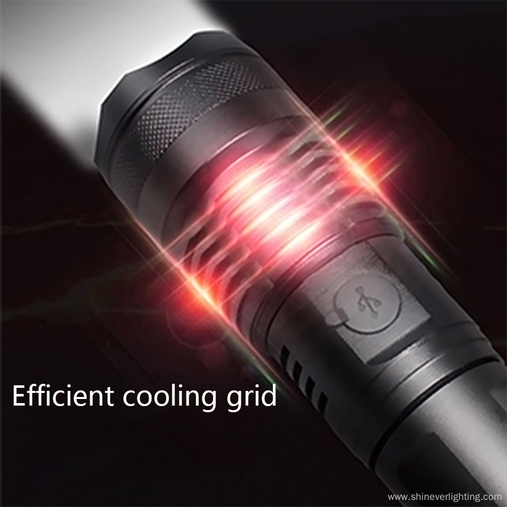 Waterproof High Powered 500lm LED Flashlight