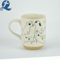 Wholesale price dogs printed ceramic mugs