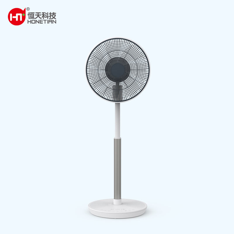 HONETIAN LED display 12 speeds 4 modes 8 timer 7 blades 14 inches DC circulator custom colors indoor plastics stand fans