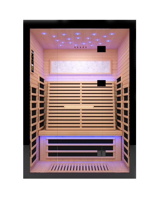 Sauna de infravermelho distante em casa interna
