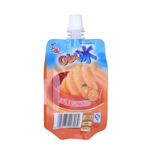 liquid baby food stand up pouch with spout