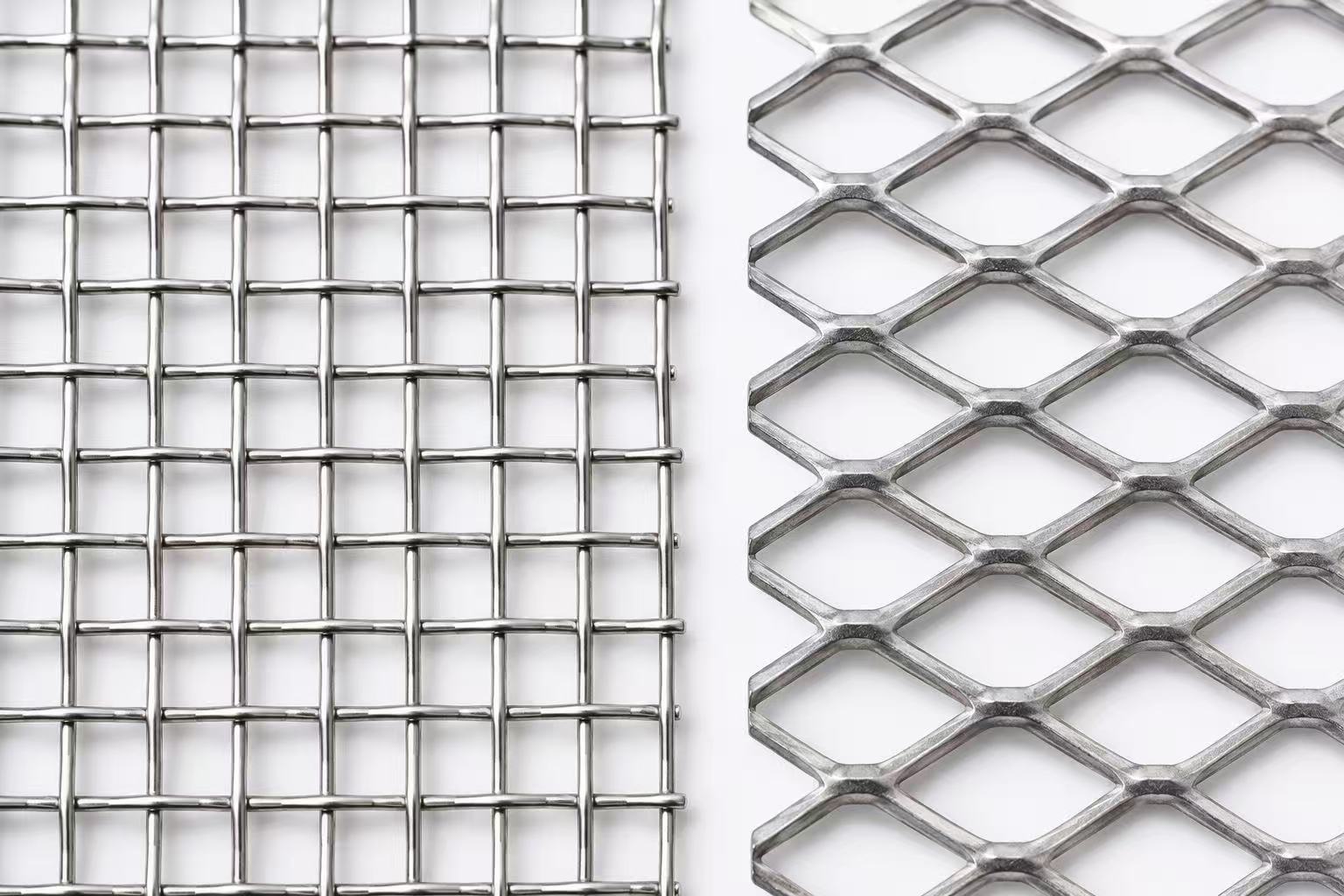 ANJIA Group side-by-side comparison of stainless steel wire mesh and expanded metal mesh for commercial barbecue grilling