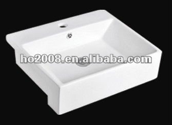 ceramic semi counter hand wash basin KB-2106