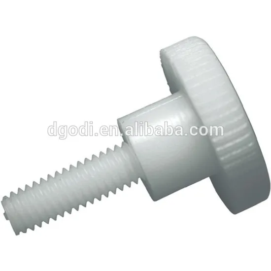 Custom nylon screw/ABS screw/ delrin screw and plastic thumb screw