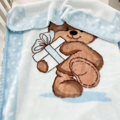 Raschel Baby Blanket 80x110cm