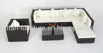 Outdoor Rattan Furniture Alu Sofa Set Patio Lounger 