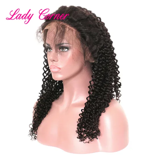 Top quality High density jerry curl peruvian 360 lace frontal closure