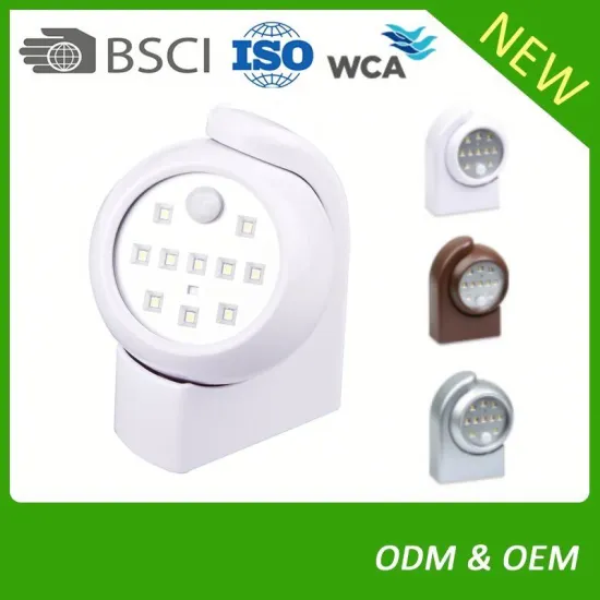 Light with motion sensorLED Wall Light Fixture with Stick Anywhere Mounts for Indoor Outdoor Use