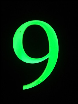 Realglow 3D Number 9