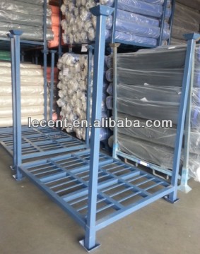 fabric & textile stack racks with four removable posts